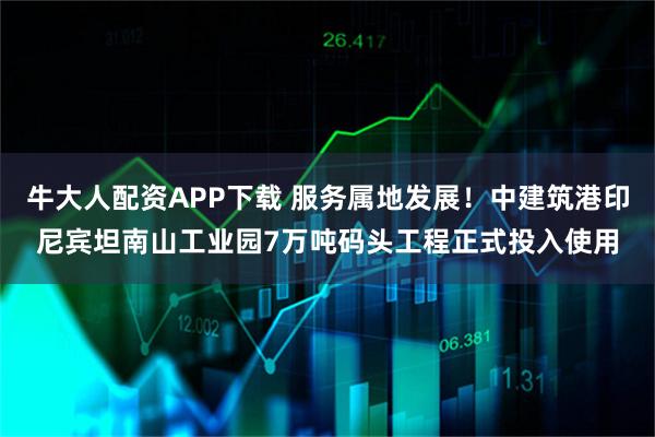 牛大人配资APP下载 服务属地发展!中建筑港印尼宾坦南山工业园7万吨码头工程正式投入使用