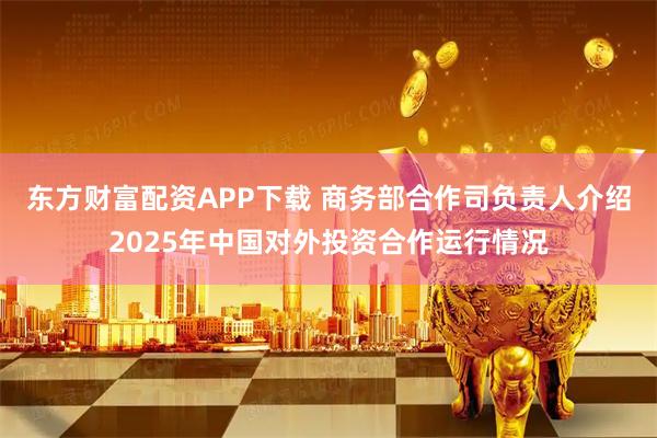 东方财富配资APP下载 商务部合作司负责人介绍2025年中国对外投资合作运行情况