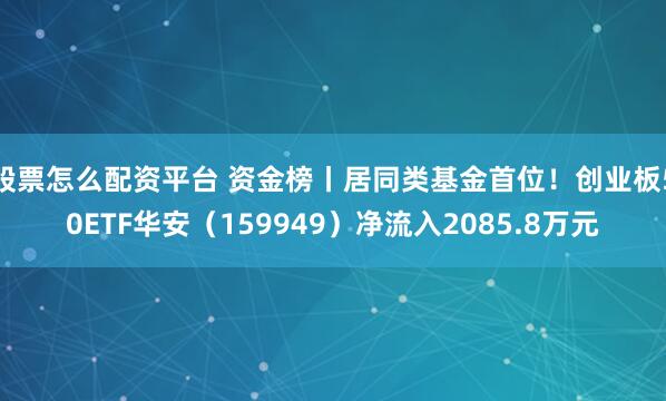 股票怎么配资平台 资金榜丨居同类基金首位！创业板50ETF华安（159949）净流入2085.8万元